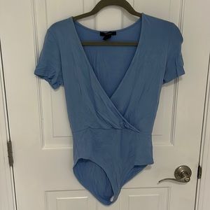 NEVER WORN - Light Blue Bodysuit